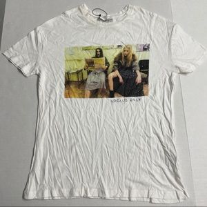 Zara trafaluc graphic t-shirt short sleeve small